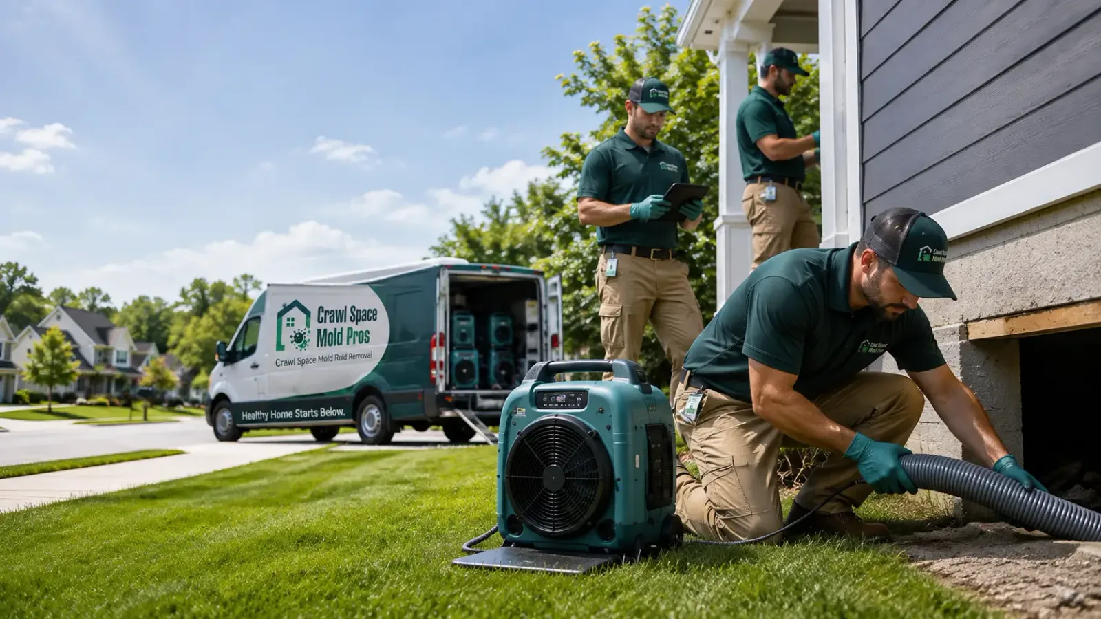 Crawl Space Mold Removal in Depew, OK